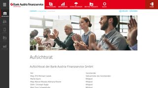 
                            9. Aufsichtsrat | Bank Austria Finanzservice