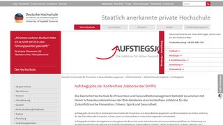 
                            4. Aufstiegsjobs - DHfPG