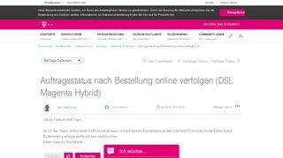 
                            9. Auftragsstatus nach Bestellung online verfolgen (D ...