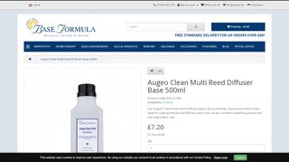 
                            9. Augeo Clean Multi Reed Diffuser Base 500ml - Base Formula