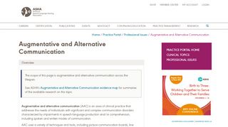 
                            4. Augmentative and Alternative Communication: Key Issues - ASHA