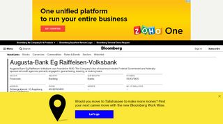 
                            3. Augusta-Bank Eg Raiffeisen-Volksbank - Company Profile and ...