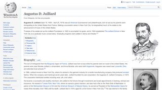 
                            9. Augustus D. Juilliard - Wikipedia