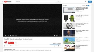 
                            1. Aula 35 - Criando tela de login - Android Studio - YouTube