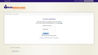 
                            9. aula-virtual.net - Campus Virtual: Entrar al sitio