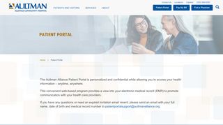 
                            6. Aultman Alliance Patient Portal Login and Enrollment » Alliance ...