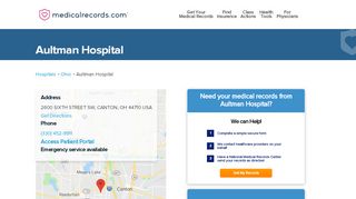 
                            8. Aultman Hospital | MedicalRecords.com