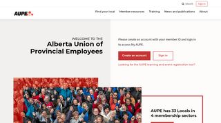 
                            1. AUPE | Alberta Union of Provincial Employees