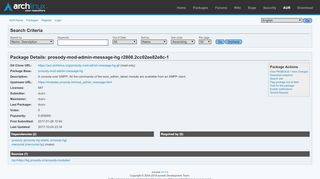 
                            1. AUR (en) - prosody-mod-admin-message-hg - Arch Linux