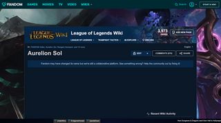 
                            7. Aurelion Sol | League of Legends Wiki | FANDOM powered by ...