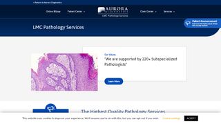 
                            8. Aurora Diagnostics LMC Pathology Services - Home