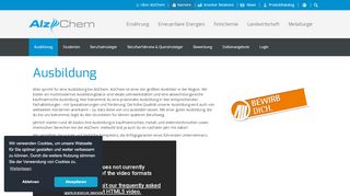 
                            6. Ausbildung | AlzChem