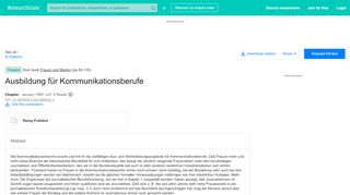 
                            5. Ausbildung für Kommunikationsberufe - ResearchGate