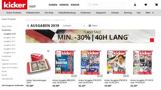 
                            5. Ausgaben 2019 - shop.kicker.de