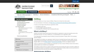 
                            9. AUSkey - Hearing Services Program