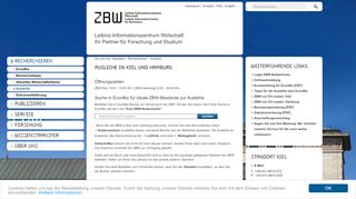 
                            1. Ausleihe in Kiel und Hamburg | ZBW