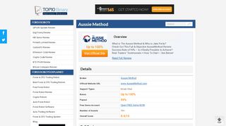 
                            4. Aussie Method System Review - Top10BinaryRobots