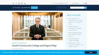 
                            8. Austin Community College and Degree Map - Civitas Learning Space