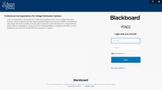 
                            6. Austin Community College District - Blackboard Learn