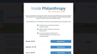 
                            3. Austin Community Foundation — Inside Philanthropy