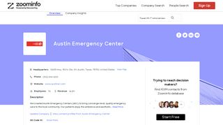 
                            8. Austin Emergency Center | ZoomInfo.com