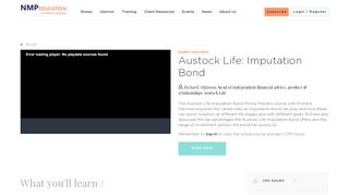 
                            2. Austock Life: Imputation Bond - No More Practice Education