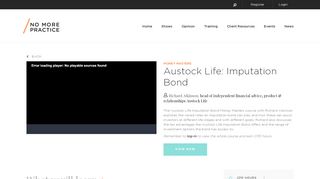 
                            7. Austock Life: Imputation Bond - No More Practice - Infinite Agency