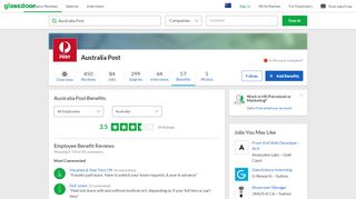 
                            8. Australia Post Employee Benefits and Perks | Glassdoor.com.au