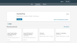 
                            8. Australia Post: Jobs | LinkedIn