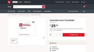 
                            3. Australia Post TravelSIM® - shop.auspost.com.au