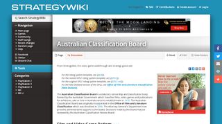 
                            6. Australian Classification Board — StrategyWiki, the video game ...