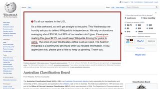 
                            4. Australian Classification Board - Wikipedia