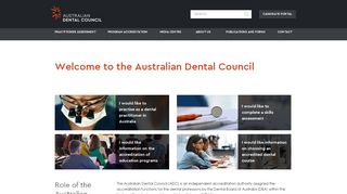 
                            2. Australian Dental Council