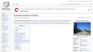 
                            3. Australian Institute of Sport - Wikipedia