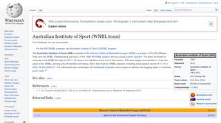 
                            4. Australian Institute of Sport (WNBL team) - Wikipedia