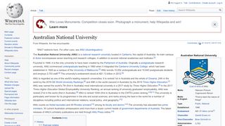 
                            5. Australian National University - Wikipedia