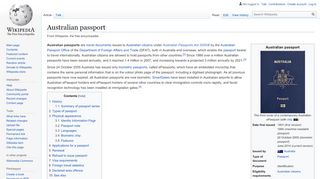 
                            9. Australian passport - Wikipedia