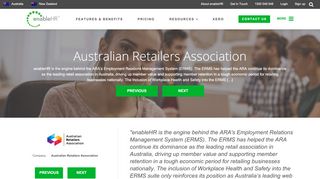 
                            2. Australian Retailers Association - enableHR