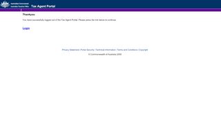 
                            7. Australian Taxation Office Tax Agent Portal - Log Out