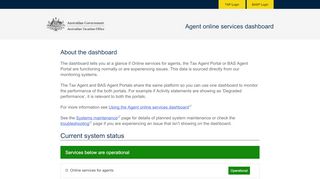 
                            1. Australian Taxation Office - Tax Agent Portal Status