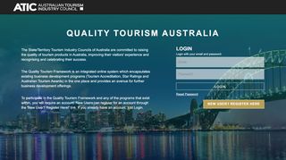 
                            7. Australian Tourism Accreditation Program: Log in