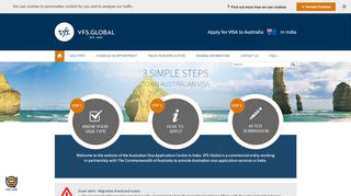 
                            5. Australian Visa Information in India - Home Page