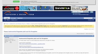 
                            5. Austrocontrol Flugwetter jetzt auch für Paragleiter