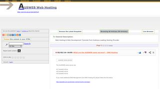 
                            6. AUSWEB Web Hosting - rssing