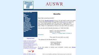 
                            8. AUSWR Benefits