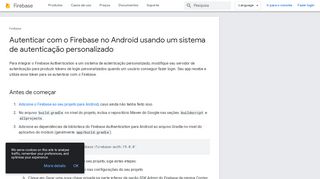 
                            8. Autenticar com o Firebase no Android usando um …