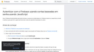 
                            4. Autenticar com o Firebase usando contas baseadas em ...