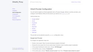 
                            6. Auth Configuration - OAuth2_Proxy - pusher.github.io