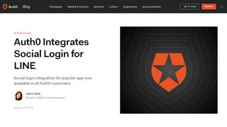
                            8. Auth0 Integrates Social Login for LINE