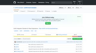 
                            4. auth0-samples/auth0-react-samples: Auth0 Integration ... - GitHub